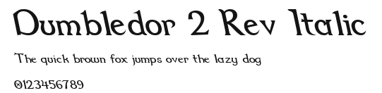 Dumbledor 2 Rev Italic Preview