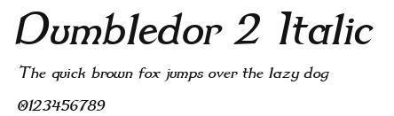 Dumbledor 2 Italic Preview