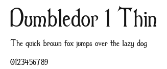 Dumbledor 1 Thin Preview
