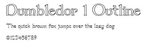 Dumbledor 1 Outline Preview