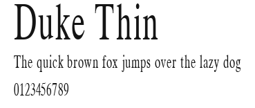 Duke Thin Preview