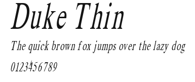 Duke Thin Preview