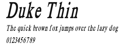 Duke Thin Preview
