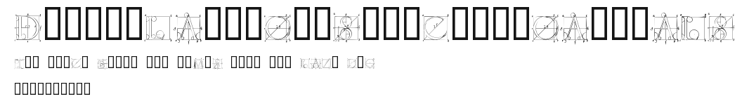 DuererLatinConstructionCapitals Preview