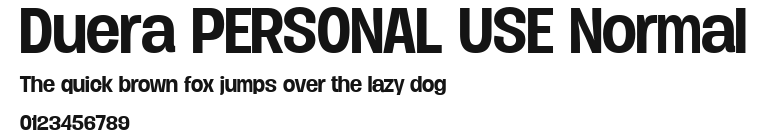 Duera PERSONAL USE Normal Preview