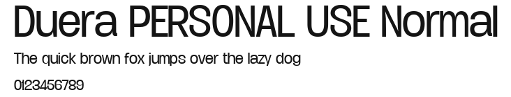 Duera PERSONAL USE Normal Preview