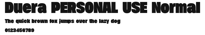 Duera PERSONAL USE Normal Preview