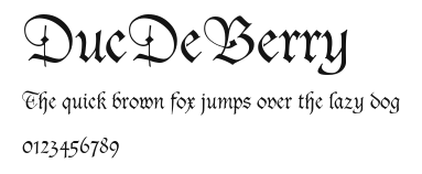 DucDeBerry Preview