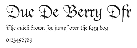 Duc De Berry Dfr Preview