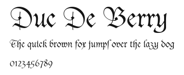 Duc De Berry Preview