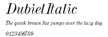 DubielItalic Preview