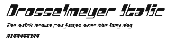 Drosselmeyer Italic Preview