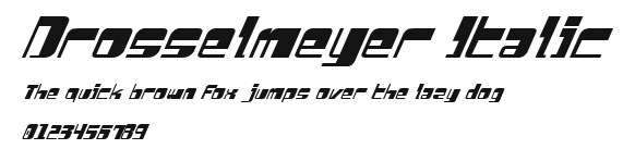 Drosselmeyer Italic Preview