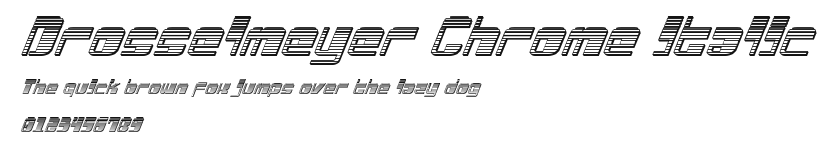 Drosselmeyer Chrome Italic Preview