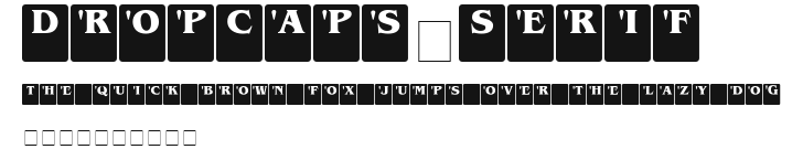 DropCaps-Serif Preview