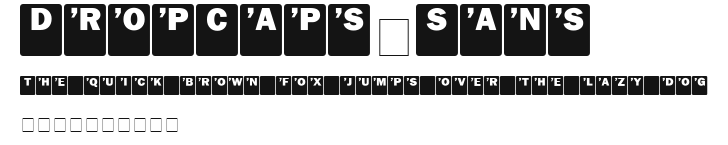 DropCaps-Sans Preview