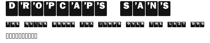 DropCaps Sans Preview