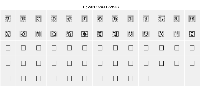 Character Map