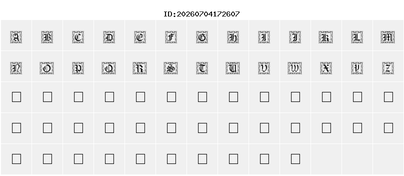 Character Map