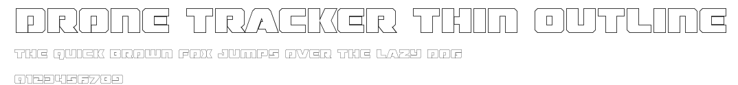 Drone Tracker Thin Outline Preview