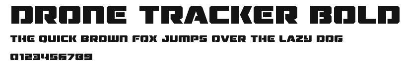 Drone Tracker Bold Preview