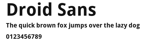 Droid Sans Preview