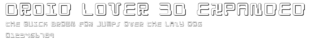 Droid Lover 3D Expanded Preview