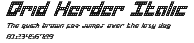 Drid Herder Italic Preview