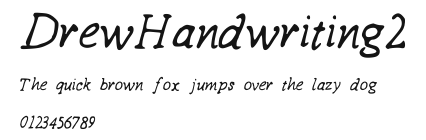DrewHandwriting2 Preview