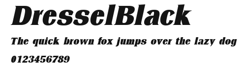 DresselBlack Preview