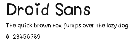 Droid Sans Preview