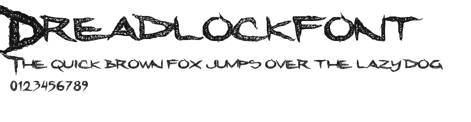 Dreadlockfont Preview