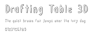 Drafting Table 3D Preview