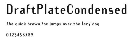 DraftPlateCondensed Preview
