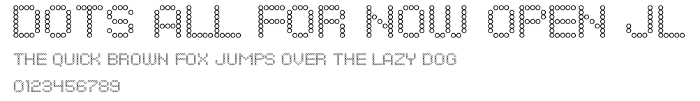 Dots All For Now Open JL Preview