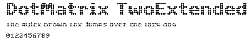 DotMatrix TwoExtended Preview