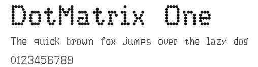 DotMatrix One Preview