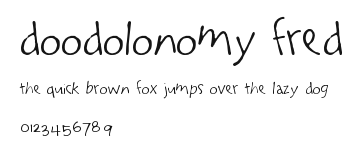 Doodolonomy Fred Preview