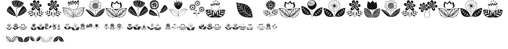 DoodleDings 2 RetroFlowers Preview