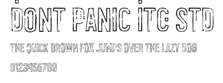 Dont Panic ITC Std Preview