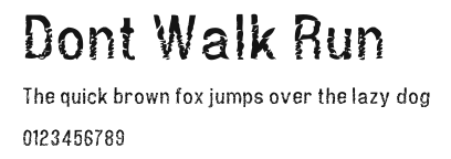 Dont Walk Run Preview