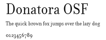 Donatora OSF Preview