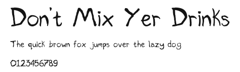 Don't Mix Yer Drinks Preview