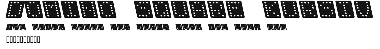 Domino square kursiv Preview