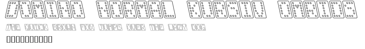 Domino normal kursiv omrids Preview