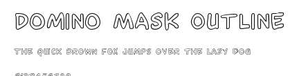 Domino Mask Outline Preview