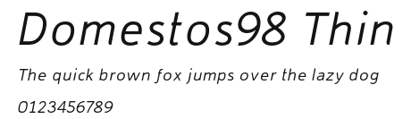 Domestos98 Thin Preview