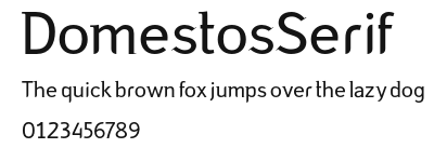 DomestosSerif Preview