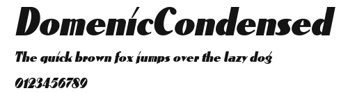 DomenicCondensed Preview