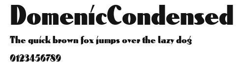 DomenicCondensed Preview